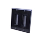 Vanco Decor Style Brush Bulk Plate Dual Gang Black
