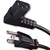 Vanco Flat Panel TV Right Angle Power Cord, 6ft