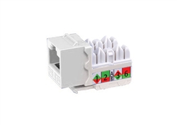 Vanco Cat5e Keystone Insert - White
