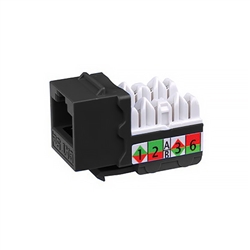 Vanco Cat5e Keystone Insert - Black
