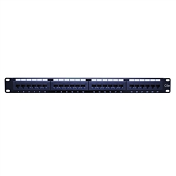 Vanco 24 Port CAT5e Patch Panel 1U