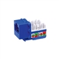 Vanco Cat5e Keystone Insert - Blue