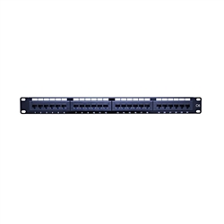 Vanco 24 Port CAT6 Patch Panel 1U