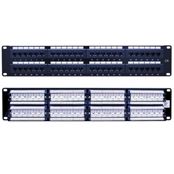 Vanco 48 Port CAT6 Patch Panel 2U