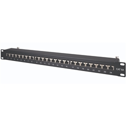 Vanco 24 Port Cat 6A Patch Panel