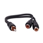 Male RCA to 2 Female RCA Cable