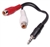 Vanco Male 3.5mm to 2 Female RCA