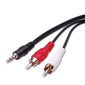 Vanco 3.5mm Stereo to Dual RCA Plugs - 25ft
