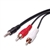 Vanco 3.5mm Stereo to RCA Cable, 6ft, Gold Plated
