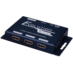 4K HDMI 1×4 Splitter with EDID and Scaling