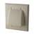 Vanco Dual Low Profile Bundled Cable Wall Plate - Ivory