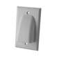 Vanco Low Profile Bundled Cable Wall Plate - White
