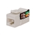 Vertical Cable CAT6A Keystone Jack - Gray