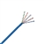 CAT6 U/UTP 550MHz Plenum Rated CMP Cable - 1000ft Blue