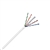 CAT6 U/UTP 550MHz Plenum Rated CMP Cable - 1000ft White