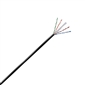 CAT 6 U/UTP Direct Burial Gel-Filled CMX Cable - 1000ft Black