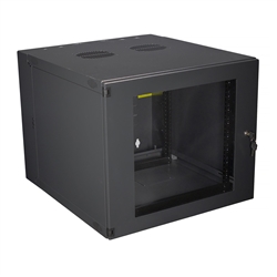 Double Hinge Swing-Out Wall Mount Cabinet - 12U