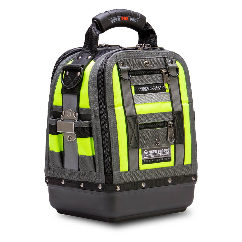 Veto Pro Pac TECH-MCT Compact Tool Bag - Hi-Viz Yellow