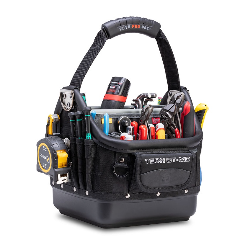 Veto Pro Pac TECH OT-MD Open-Top Tool Bag - Blackout