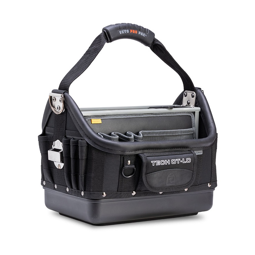 Veto Pro Pac TECH OT-LC Large Open-Top Tool Tote - Blackout