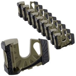 10-Pack Wedge-It Ultimate Door Stop - OD Green