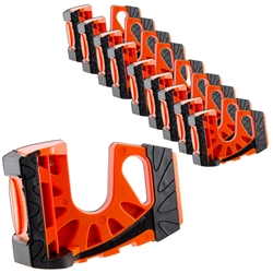 10-Pack Wedge-It Ultimate Door Stop - Orange