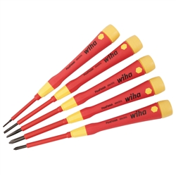 Wiha Insulated PicoFinish Slotted & Phillips Set - 5pc