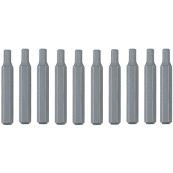 Wiha Hex Micro Bit 4.0mm x 28mm - 10 Pack