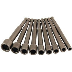 Wiha Inch Nut Driver Power Blades - 9pc Set
