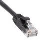 CAT5e Ethernet Patch Cable, Booted, Black - 3ft