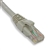 CAT5e Ethernet Patch Cable, Booted, Gray - 3ft