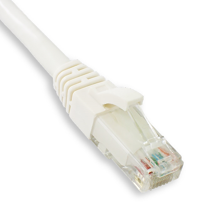8FT CAT5E Gray Boot Patch Cable ENET Components Inc 