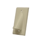 Vanco Bulk Cable Wall Plate - Almond