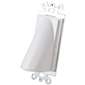 Decor Bulk Cable Wall Plate Insert - White