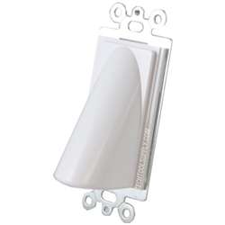 Decor Bulk Cable Wall Plate Insert - White